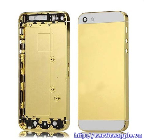 Vỏ iPhone 5 mạ vàng 24k